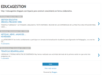Tablet Screenshot of educagestion.blogspot.com