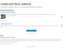 Tablet Screenshot of cairnselectricalservices.blogspot.com