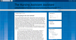 Desktop Screenshot of nursingassistantassistant.blogspot.com