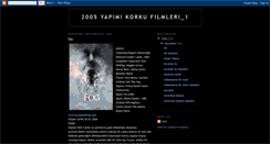 Desktop Screenshot of 2005yapimkorkufilmleri1.blogspot.com