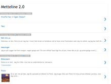 Tablet Screenshot of metteline2komma0.blogspot.com