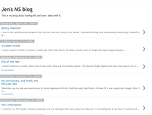 Tablet Screenshot of jensmsblog.blogspot.com