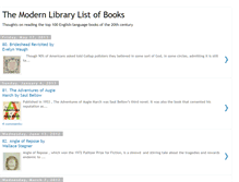 Tablet Screenshot of modernlibrarylist.blogspot.com