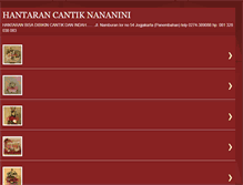 Tablet Screenshot of hantarancantik.blogspot.com