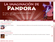 Tablet Screenshot of laimaginaciondepandorapoke.blogspot.com