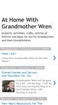 Mobile Screenshot of grandmotherwren.blogspot.com