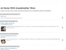 Tablet Screenshot of grandmotherwren.blogspot.com