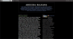 Desktop Screenshot of abecedabalkana.blogspot.com