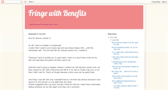 Desktop Screenshot of fringewithbenefitsblog.blogspot.com