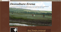 Desktop Screenshot of dezvoltare-erena.blogspot.com