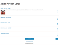 Tablet Screenshot of abida-songs.blogspot.com