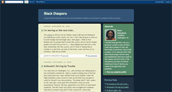 Desktop Screenshot of blackdiaspora.blogspot.com