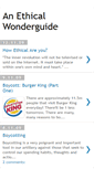 Mobile Screenshot of ethicalwonderguide.blogspot.com