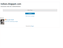 Tablet Screenshot of indizes.blogspot.com