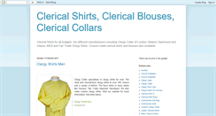 Desktop Screenshot of clericalshirts.blogspot.com