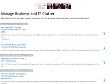 Tablet Screenshot of manageinformationclutter.blogspot.com