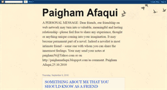 Desktop Screenshot of paighamafaqui.blogspot.com