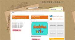 Desktop Screenshot of diisney-idea.blogspot.com