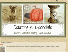 Tablet Screenshot of countryecioccolato.blogspot.com