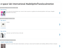 Tablet Screenshot of e-spacelab.blogspot.com