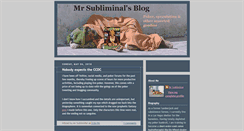 Desktop Screenshot of mrsubliminal.blogspot.com