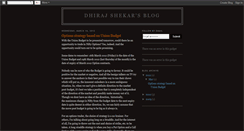 Desktop Screenshot of dhirajshekar.blogspot.com