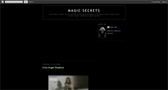 Desktop Screenshot of freemagicsecret.blogspot.com
