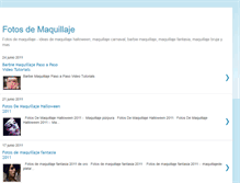 Tablet Screenshot of maquillajefotos.blogspot.com