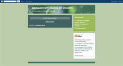 Desktop Screenshot of abogadoespecialistaenseguros.blogspot.com