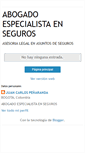 Mobile Screenshot of abogadoespecialistaenseguros.blogspot.com
