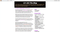 Desktop Screenshot of csharp102.blogspot.com