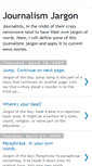 Mobile Screenshot of journalismjargon.blogspot.com