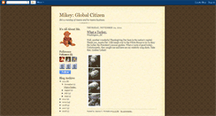 Desktop Screenshot of mikeglobalcitizen.blogspot.com