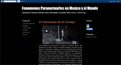 Desktop Screenshot of mexico-paranormal.blogspot.com