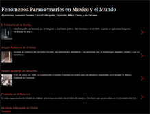 Tablet Screenshot of mexico-paranormal.blogspot.com