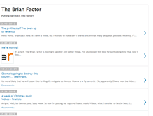 Tablet Screenshot of brianfactor.blogspot.com