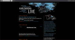 Desktop Screenshot of karlskronalive.blogspot.com