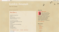 Desktop Screenshot of goldenamanah.blogspot.com