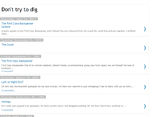 Tablet Screenshot of dont-try-to-dig.blogspot.com