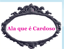 Tablet Screenshot of alacardoso.blogspot.com