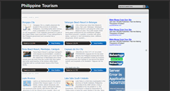 Desktop Screenshot of philtourismspots.blogspot.com