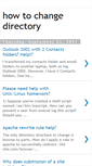 Mobile Screenshot of howtochangedirectory.blogspot.com