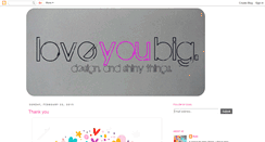 Desktop Screenshot of love-you-big.blogspot.com