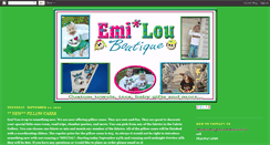 Desktop Screenshot of emilouboutique.blogspot.com