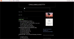 Desktop Screenshot of anilchalamalasetty.blogspot.com