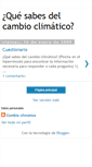 Mobile Screenshot of cambioclimaticoquiz.blogspot.com
