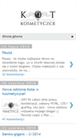Mobile Screenshot of kotwkosmetyczce.blogspot.com