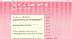 Desktop Screenshot of mlwgsjabberwock.blogspot.com