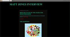 Desktop Screenshot of matt-jones-interview.blogspot.com