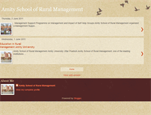 Tablet Screenshot of amityruralmanagement.blogspot.com